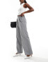 New Look wide leg pull on trousers in grey