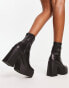 ALDO Grandstep chunky platform sock boots in black