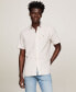 Men's Regular-Fit Candy Stripe Linen Shirt