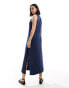 Threadbare jersey maxi dress in navy