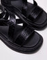 Topshop Jasmine chunky sandal in black