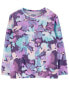 Toddler Floral Jersey Long-Sleeve Fashion Top - Floral 5T