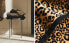 Leopard velour bath towel