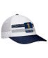 Men's White, Navy Penn State Nittany Lions Retro Fade Snapback Hat