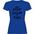 KRUSKIS Keep Calm And Fish short sleeve T-shirt