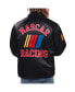 Men's Black NASCAR Option Route Full-Snap Coaches Jacket