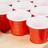 Mini Beer Pong mit roten Bechern