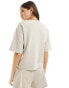 Lindex Majken lounge t-shirt in cream