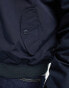 French Connection Plus lined harrington jacket in navy