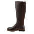 Softwalk Inara S2265-200 Womens Brown Leather Zipper Knee High Boots