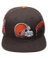 Men's Brown Cleveland Browns Hometown Snapback Hat