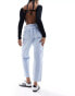 Pimkie high waisted straight leg jeans in light blue wash