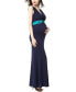 Maternity Colorblock Nursing Maxi Dress