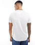 Tommy Hilfiger stripe chest t-shirt in white