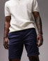 Topman skinny chino short in navy