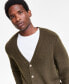 Men's Cozy Long-Sleeve Cardigan, Created for Macy's