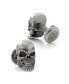 Men's Stainless Steel Mustache Skull Cufflinks