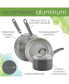 Create Delicious Aluminum Nonstick Covered 9.5" Deep Skillet