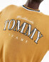 Tommy Jeans relaxed varsity jumper in camel