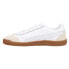 Puma Club 5V5 Lux Lace Up Womens Beige, White Sneakers Casual Shoes 40100701