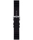 Official Interchangeable Black Silicone Watch Strap