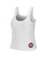 Женская пижама WEAR by Erin Andrews Womens Cream Chicago Cubs Cozy Lounge Tank Top and Pants Set