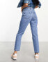 New Look mom jeans in stonewash blue