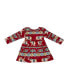 Baby Girls Ruffled Printed Dress