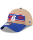 Men's Tan/Royal Philadelphia 76ers 2024 NBA Draft 9TWENTY Adjustable Hat