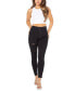 Juniors' High-Rise Distressed Curvy Skinny Jeans