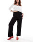 Dr Denim Plus Moxy straight leg jeans in black