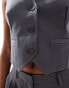 ONLY racer waistcoat co-ord in dark grey