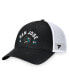 Men's Black/White San Jose Sharks Free Kick Trucker Adjustable Hat