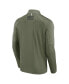 Men's Olive Oregon Ducks OHT Military-Inspired Appreciation Titan Raglan Quarter-Zip Jacket