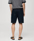 Men's Linen Bermuda Shorts