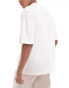 ASOS DESIGN oversized t-shirt with front pocket in ecru