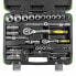 JBM Tool case 1/2´´ and 1/4´´ chrome spline sockets 61 pieces