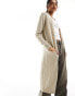 Vila longline cardigan in beige