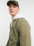 Jack & Jones Essentials zip through bomber jacket in khaki