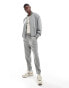 ASOS DESIGN smart co-ord pull on tapered trousers in light grey