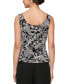 Women's 2-Pc. Glitter-Print Twinset