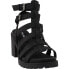 Dirty Laundry Fun Stuff Gladiator Womens Size 7.5 B Casual Sandals FUNSTUFF-BLK