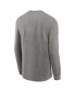 Men's Heather Gray Arizona Cardinals Sideline Performance Long Sleeve T-shirt