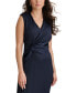 Women's V-Neck Side-Knot Sleeveless Gown