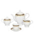 57 Piece Porcelain Dinnerware Set, Service for 8