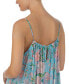 Women's Floral Tie-Back Mini Chemise