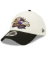 Men's Cream, Black Baltimore Ravens 2022 Sideline 39THIRTY 2-Tone Flex Hat