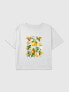 Kids Citrus Fruit Boxy Crop Tee