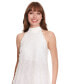 Women's Soutache A-Line Halter Dress