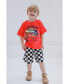 Toddler Boys Lion King Mickey Mouse Cars T-Shirt and Shorts Outfit Set to (2T - 10-12)